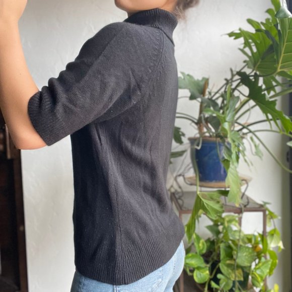 🏷 Sold | Talbots Cashmere Silk Turtleneck Sweater - Picture 4 of 7